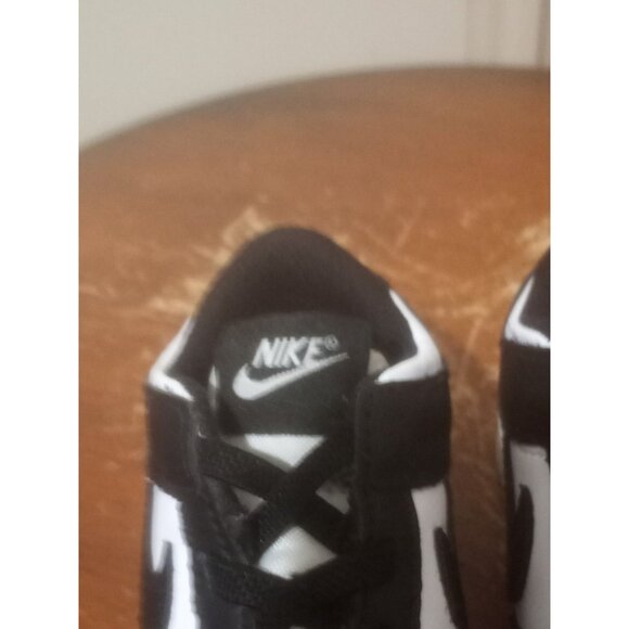 Nike Dunk Low Panda Black White Toddler Infant Size 7C CW1589-100 Sneakers - Picture 6 of 11